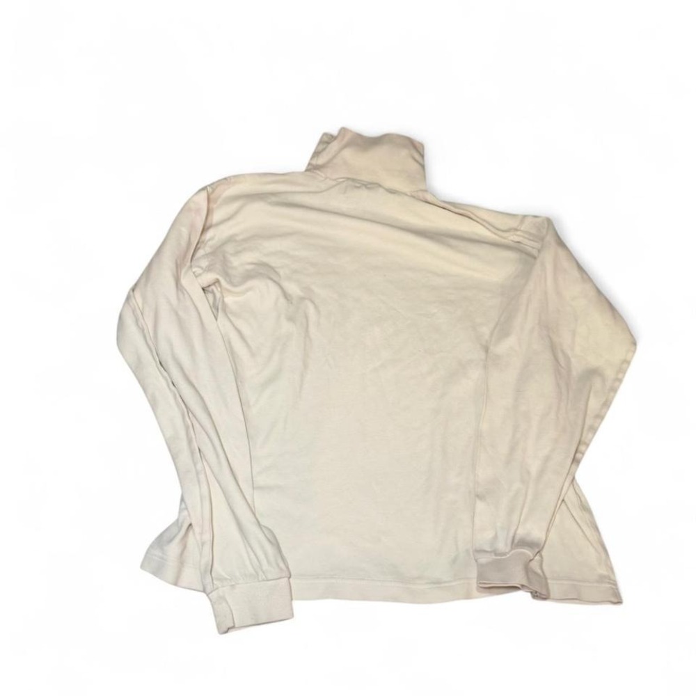 Eddie Bauer‎ Cream Turtleneck Long Sleeve Top Size L